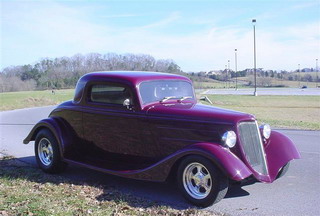 1934 3 Window Ford Coupe